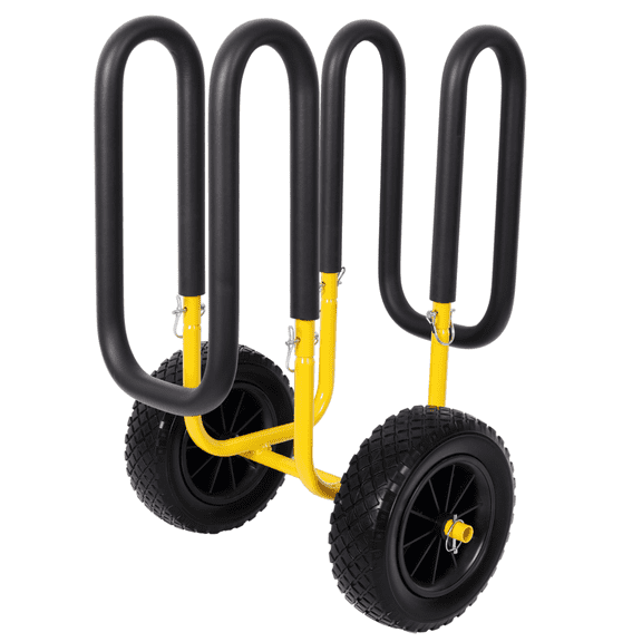 M Shape Suspenz SUP Cart 10in Flat-Free Tires 150 LBS Capacity Yellow