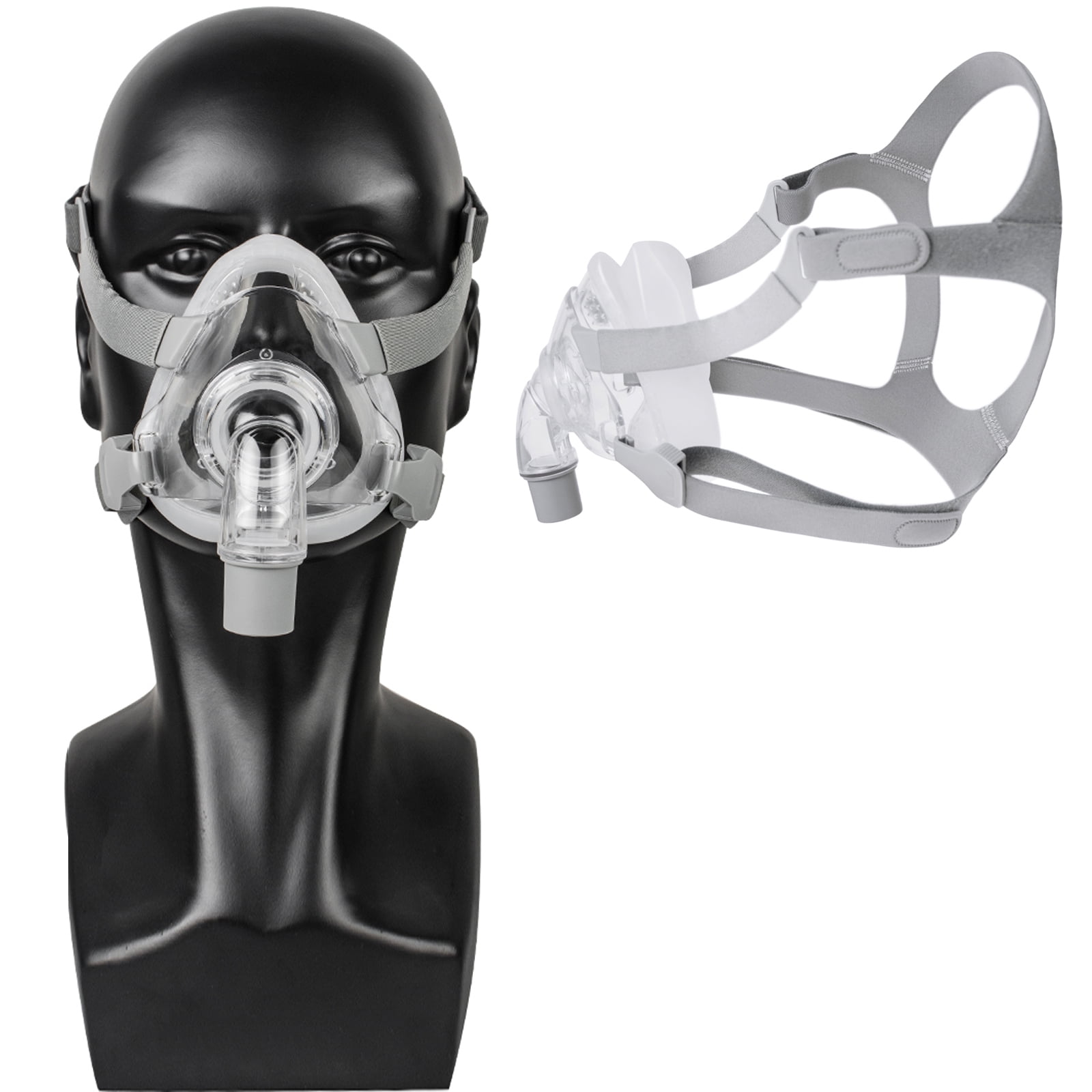 M Size CPAP Full Face Mask For Sleep Apnea Antisnoring Nasal Mask And