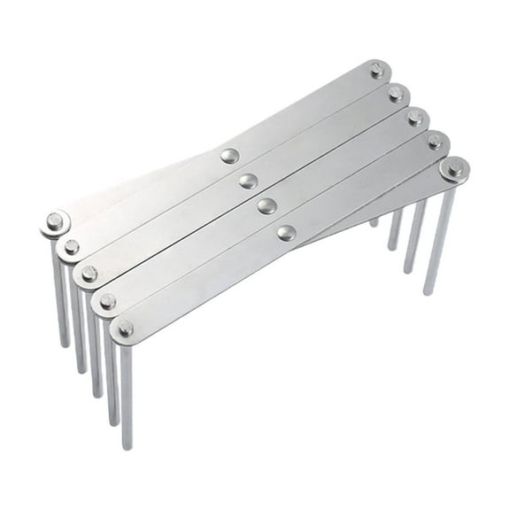 M Stainless Steel Telescopic Rack Folding Kitchen Rack Multi Purpose Pot Lid Organizer Telescopic Folding Steam Rack Expandable Shelf For Kitchen Storage 0.45 Lb