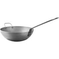 thumbnail image 1 of M'Steel Black Steel 11.8 Inch Wok, 1 of 1