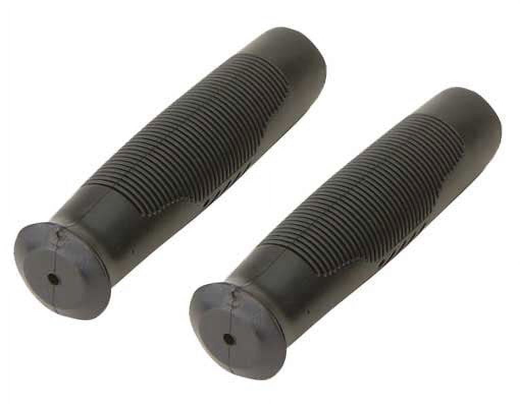 MANOPOLE Nere/GRIGIE Hand Grips - 22mm Diameter, 118mm Length, Dual Compound For Grip & Comfort