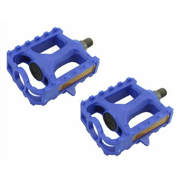 M.T.B Pedals 861 1/2" Blue. Bike pedals, bicycle pedal, for lowrider , beach cruiser, chopper, limo, stretch bike