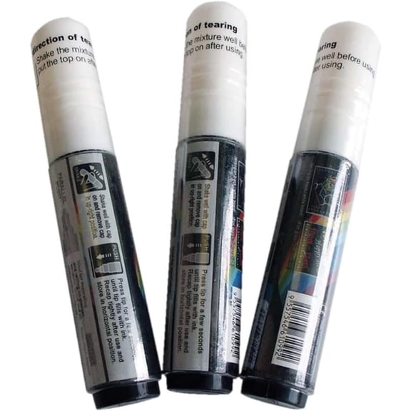 M&T Displays 10 mm White Chalkboard Markers for Teacher Student Artist for Restaurant Cafe Classroom Event (3 pack)
