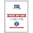 thumbnail image 1 of M&T Displays 30x40 Picture Frame, Large Wall Mount Display, Poster & Picture Frame Display, Modern Design, 30 x 40 Inch Frames - Silver, 1.25" Aluminum Profile, 1 of 7