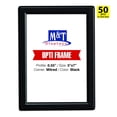 thumbnail image 1 of M&T Displays 5" x 7" Snap Frame, Opti Frame, Aluminum, Wall Mounted Frames - Black / 20pcs /, 1 of 4