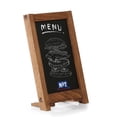 thumbnail image 1 of M&T Displays Counter Wood Chalkboard, Advertisement Frame for Restaurant, Store, Office, Wedding, Party, Event, Home (Dark Wood, 5x7), 1 of 6