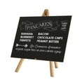 thumbnail image 1 of M&T Displays Desktop Mini Easel with Chalkboard, Ad Frame for Restaurant, Store, Office, Wedding, Party, Event, Home (Dark Wood, 8.5x11, A4), 1 of 6