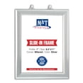 thumbnail image 1 of M&T Displays Double Sided Slide In Frame, Silver 8.5x11 Inch Poster Holder 1" Aluminum Profile Side Loading Easy Change Mitered Corner with Anti Glare PET Cover Single Packed, 1 of 8