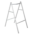 thumbnail image 1 of M&T Displays UABEG00N22X2000 Sandwich Board Sidewalk Sign Poster Menu Holder A-Frame Double Sided 22x28 Silver, 1 of 7
