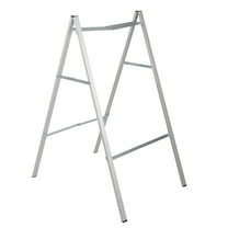 M&T Displays UABEG00N22X2000 Sandwich Board Sidewalk Sign Poster Menu Holder A-Frame Double Sided 22x28 Silver