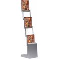 thumbnail image 1 of M&T Displays Floor Standing Foldable Brochure Rack, Magazine Leaflet Flier Holder, Literature Display Stand, Portable, 1 of 7