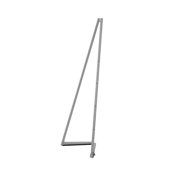 M&T Displays Gray Portable Easel 59 inch with 5 Different Height Adjustments Foldable and Practical Solution for Painting Canvas Presentation