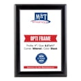 thumbnail image 1 of M&T Displays Opti Snap Photo Picture Poster Frame 8.5x11 inch Black 1" Aluminum Profile Front Loading Wall Mounting, 1 of 6