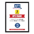 thumbnail image 1 of M&T Displays Opti Snap Poster Frame 22x28 Inch Black Aluminum Front Loading Wall Mount (3 Pack), 1 of 7