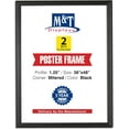 thumbnail image 1 of M&T Displays Picture Frame 36x48 Inch, Front Loading Diploma Frame, Black Color 1.25" Aluminum Profile Size, 2 Packs, 1 of 7