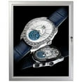 thumbnail image 1 of M&T Displays Poster Showboard 22x28 Inches Silver 1.77" Aluminum Lockable Weatherproof Outdoor Enclosed Picture Frame Noticeboard, 1 of 4