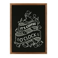 thumbnail image 1 of M&T Displays Slide-In Wood Frame with Double Sided Chalkboard for Ad Frame for Restaurant, Store, Office, Wedding, Party, Event, Home (Dark Wood, 16.50x23.40), 1 of 6