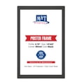 thumbnail image 1 of M&T Displays Snap Poster Frame 14x22 Inch Black 0.79" Aluminum Profile Easy Front Loading Wall Mounting Photo Picture Document Sign Holder Mitered Corner Anti Glare Cover, 1 of 4