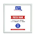 thumbnail image 1 of M&T Displays Snap Poster Frame 18x18 Silver 1" Aluminum Front Loading Easy Open, 1 of 3