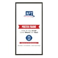 thumbnail image 1 of M&T Displays Snap Poster Frame 24x48 Inch Black 1" Aluminum Front Loading Wall Mounting Picture Photo Document Certificate Sign Holder Mitered Corner Anti Glare Cover, 1 of 8
