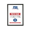 thumbnail image 1 of M&T Displays Snap Poster Frame 36x48 Inch Black 1.25" Aluminum Profile Front Loading Wall Mounting Photo Picture Document Certificate Sign Holder Mitered Corner Anti Glare Cover, 1 of 7