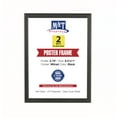 thumbnail image 1 of M&T Displays Snap Poster Frame 8.5x11 Inch Black 0.79" Aluminum Profile Easy Front Loading Wall Mounting Photo Picture Document Sign Holder Mitered Corner Anti Glare Cover (2 pack), 1 of 3