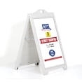 thumbnail image 1 of M&T Displays Street SignPro without Lens Protective Cover, 24x36 Inch Poster White Double Sided Sandwich Board Folding A-Frame Sidewalk Curb Sign Portable Menu Display for Restaurant Cafe (3 pack), 1 of 19