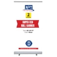 thumbnail image 1 of M&T Displays Super Eco Retractable Roll Up Banner Floor Standing 48x78.75 Inch Display Stand Silver Aluminum Profile with Carrying Bag for Convention, Conference, Trade Show, Office (2 pack), 1 of 26