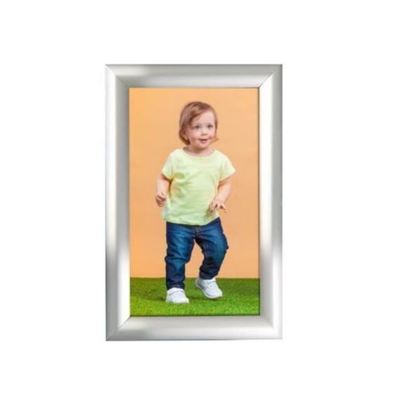 M&T Displays UCN255N009x5222 6 x 9 in. Snap Poster Frame Mitred Corner - Silver