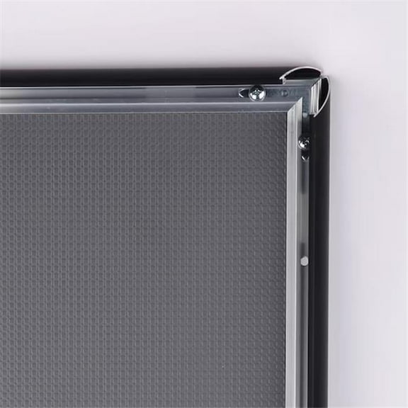 M&T Displays UCN255N014X2990 14 x 22 in. Snap Poster Frame with Mitred Corner - Silver
