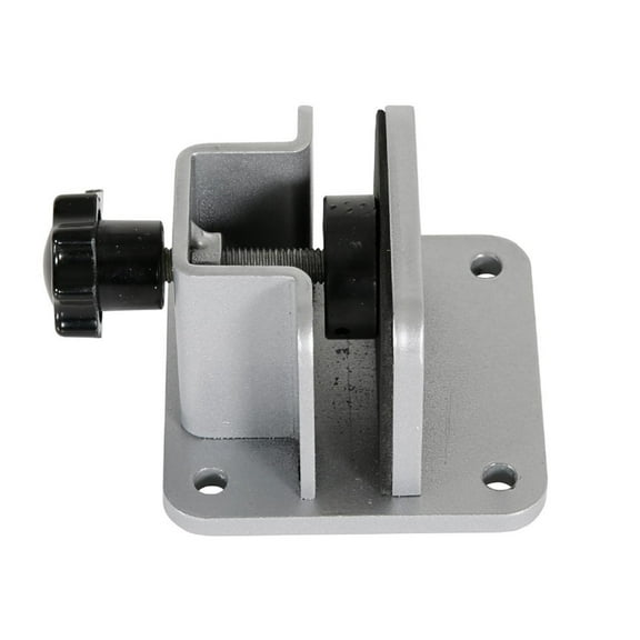 M&T Displays Universal Clamp Kit for Wall and Ceiling Panel, Separator, Barrier, Holder Gray, Aluminum (2 pack)