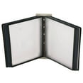 thumbnail image 1 of M&T Displays Wall Mounting Reference Rack with 10 Black Double-Sided 8.5x11 Inch Letter Front Loading Corner Tuck Easy Load Pockets Pivoting Doc Display Catalog Menu Holder Adjustable, 1 of 4