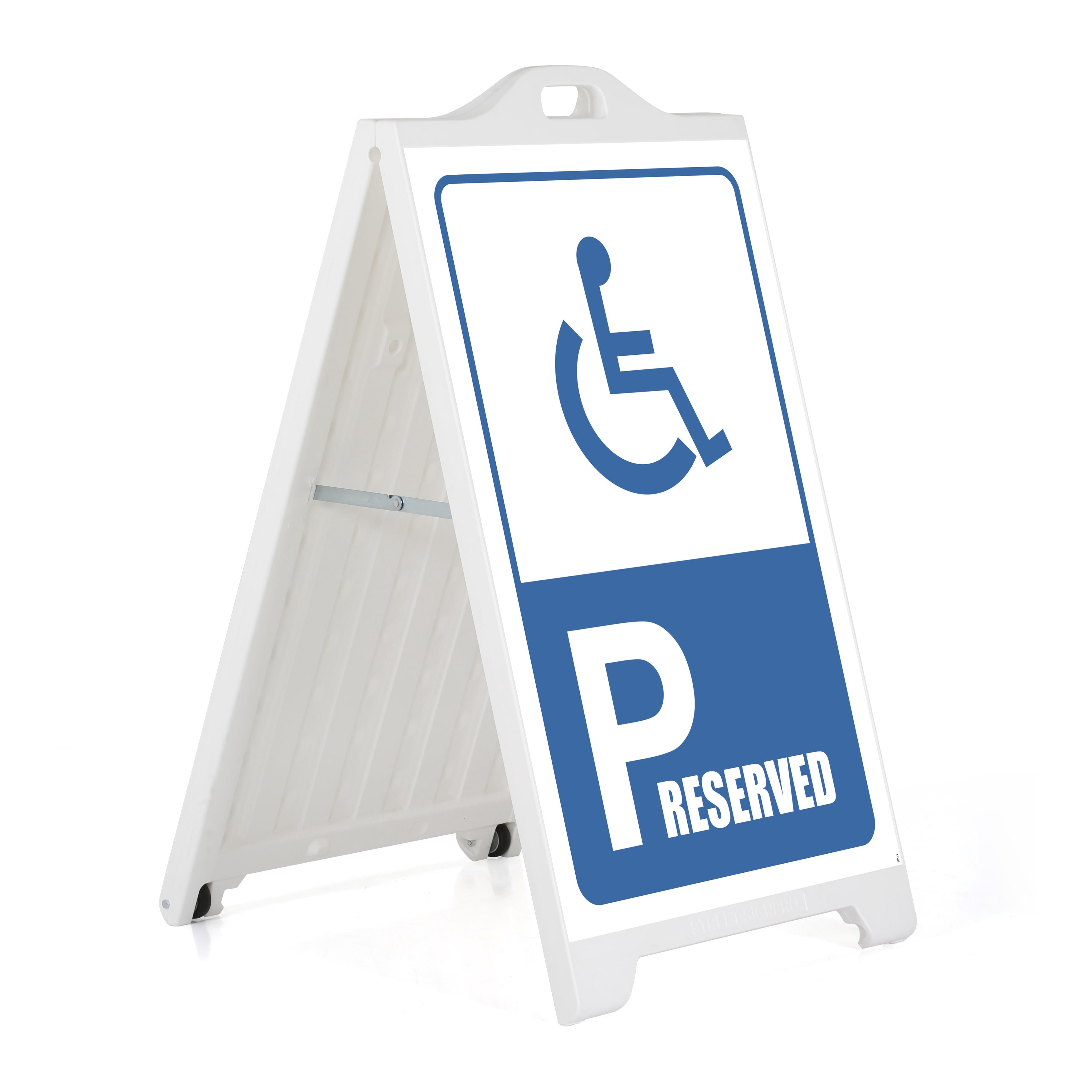 M&T Displays White Street SignPro Board, Weatherproof A-Frame Sidewalk ...