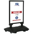 thumbnail image 1 of M&T Displays 30x40", Black, WindPro Lite Weather and Wind Resistant Outdoor Sidewalk Sign Holder, 1 of 8