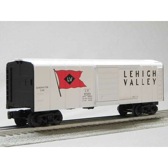 M.T.H. Electric Trains MTH RAILKING Lehigh Valley Rounded ROOF BOXCAR #97393 O Gauge 30-71130