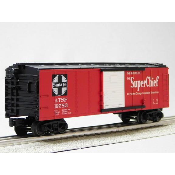 M.T.H. Electric Trains MTH RAILKING Santa FE BOXCAR #19783 O Gauge ATSF 30-71160