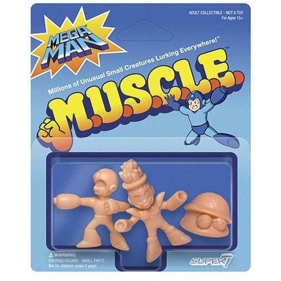 M.U.S.C.L.E. Pack B - Mega Man (Firing), Fire Man, Metall 3-Pack
