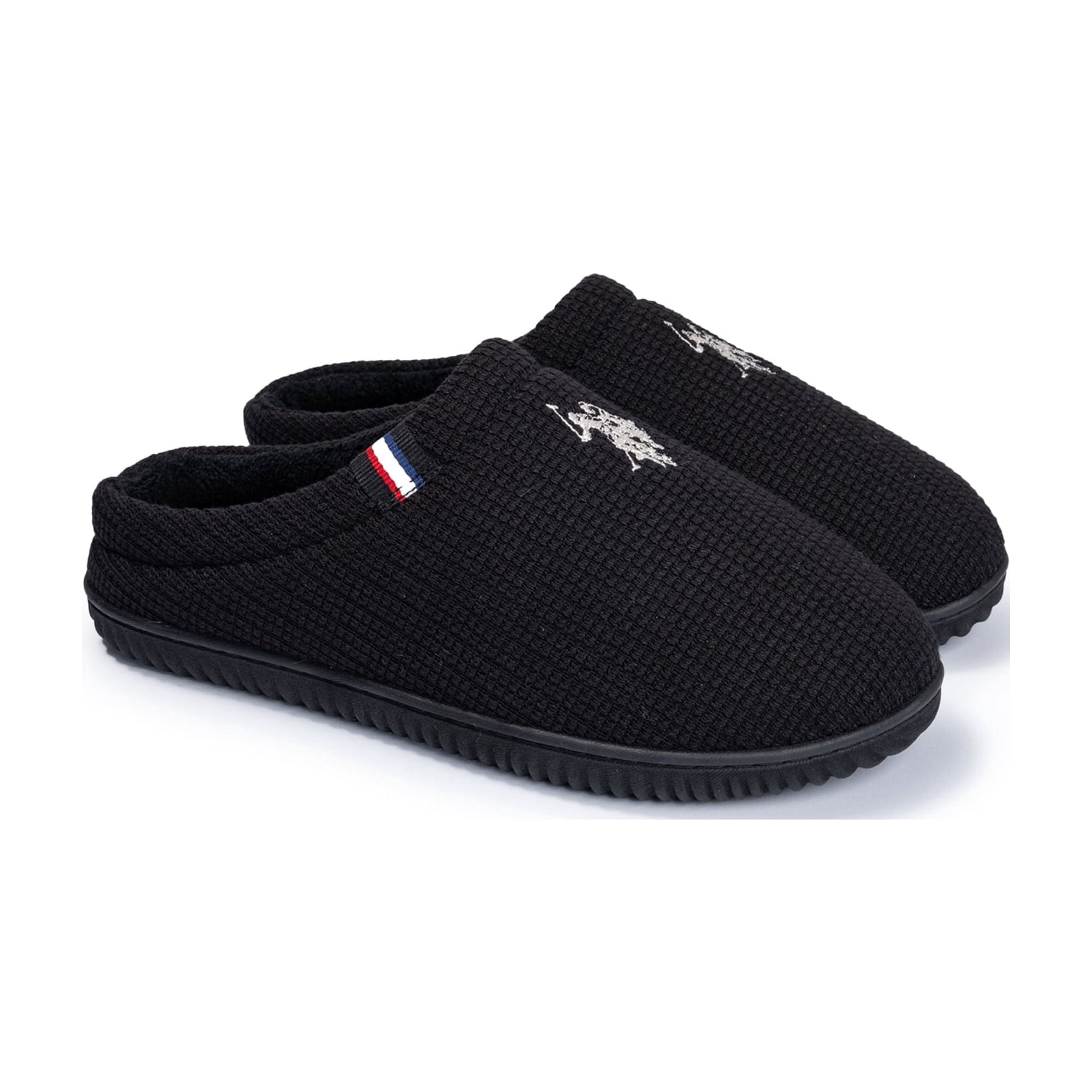 Mens USPA Knitted Scuff Slipper
