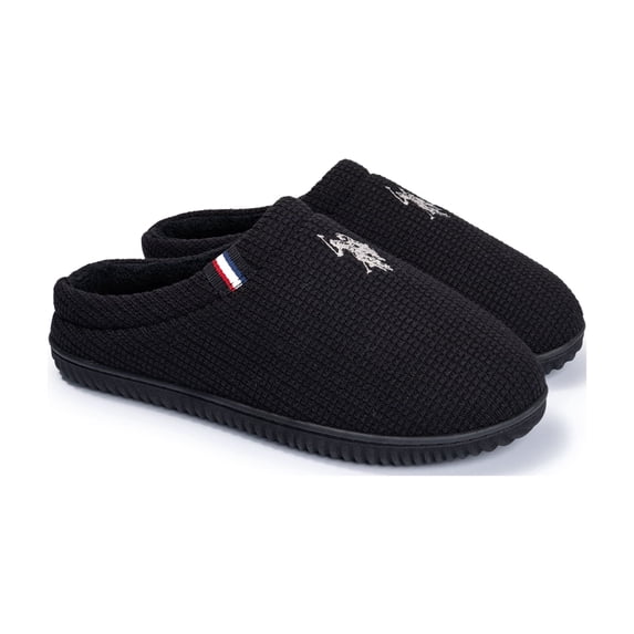 Mens USPA Knitted Scuff Slipper