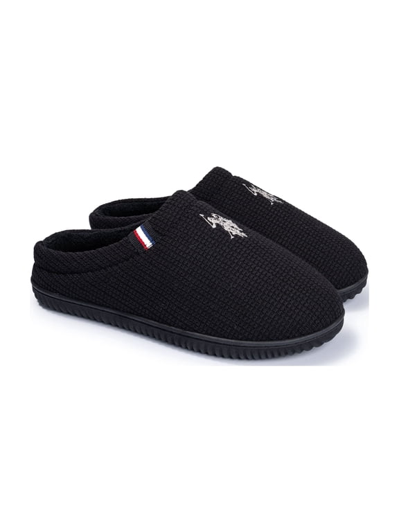 Mens USPA Knitted Scuff Slipper