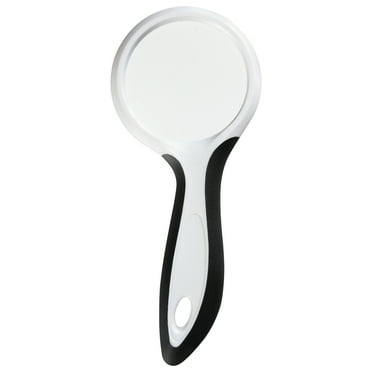 M+ Unisex 3x Plastic Magnifying Glass, 3x Magnification