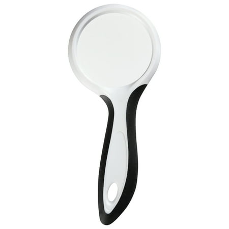 M+ Unisex 3x Plastic Magnifying Glass, 3x Magnification