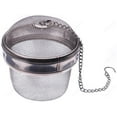 thumbnail image 1 of M.V. Trading SD2317 Stainless Steel Locking Spice Mesh Ball, Tea Strainer, Tea Infuser, Giant Size, 2½-Inch, 1 of 2