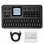 M-VAVE FM-1 Mini FM Synthesizer, 27-Key Portable Synth Keyboard, Built-In Speaker, 16-Step Sequencer, Black