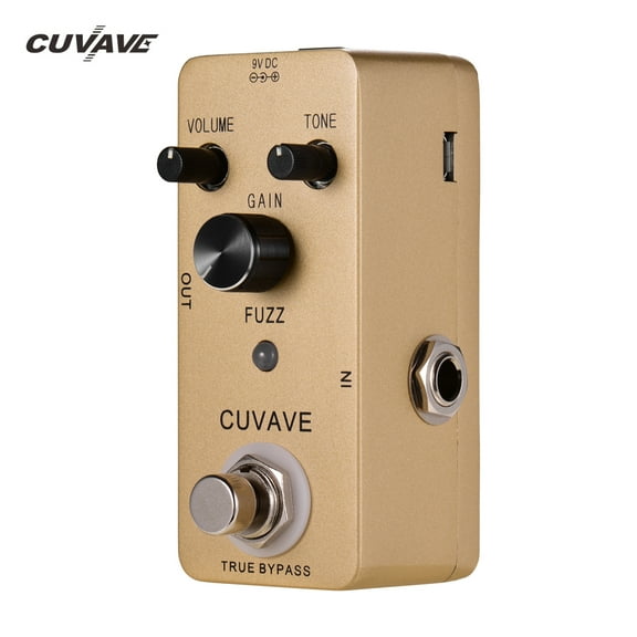 M-VAVE FUZZ Vintage Fuzz Guitar Effect Pedal Zinc Alloy Shell True Bypass