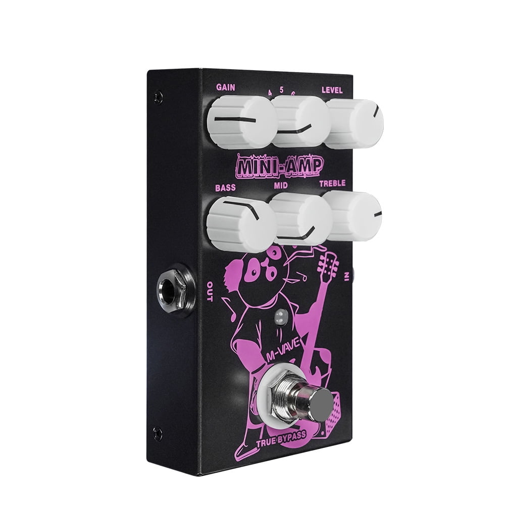 MVAVE Portable Guitar Multi Effects Pedal 9V Power, Versatile EQ, 9