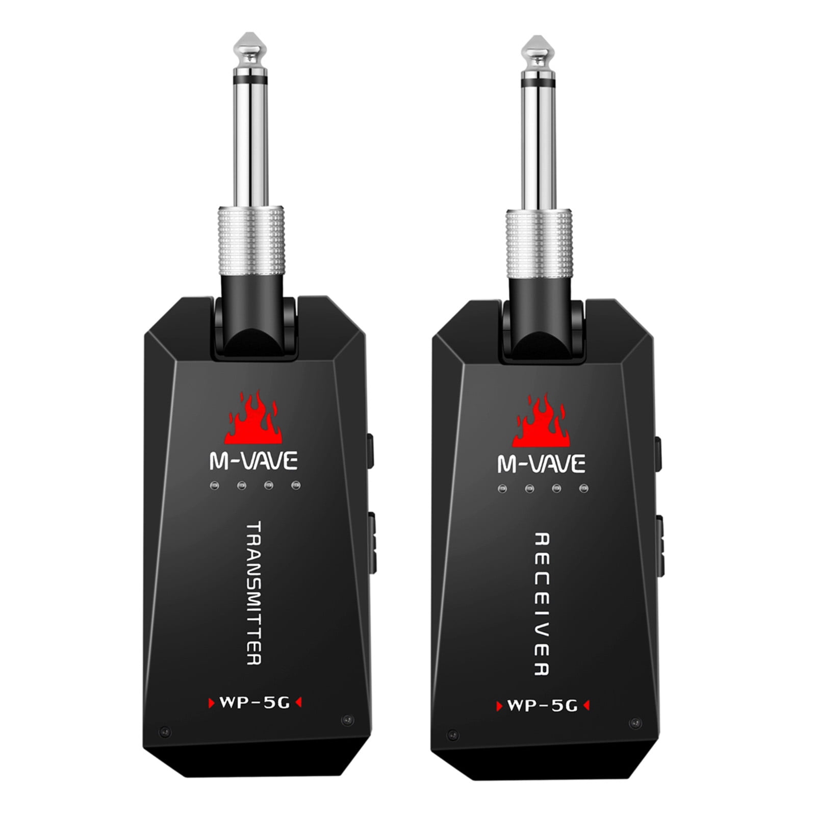 M-VAVE Wireless Guitar System WP-5G Rechargeable Audio and Receiver for Electric Bass Guitars ISM Band Amplifier Accessories