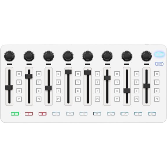 M-VAVE Wireless MIDI Keyboard Mixer with 8 Assignable Control Actuators