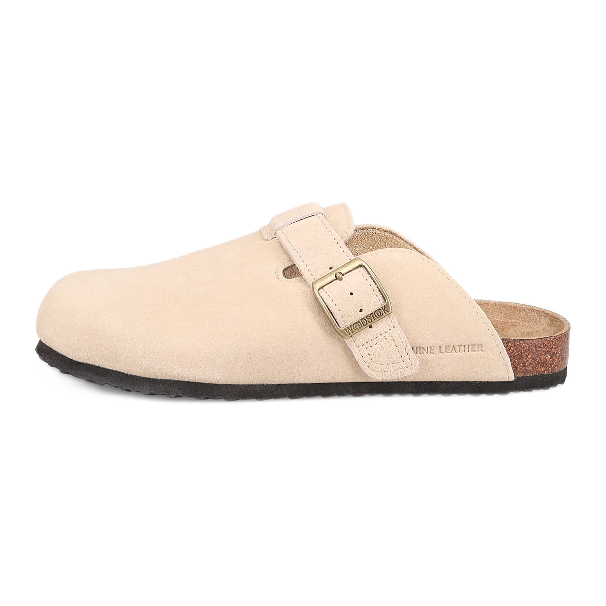 Woodstock Men's Beacon Genuine Leather Comfort Clog Sandal