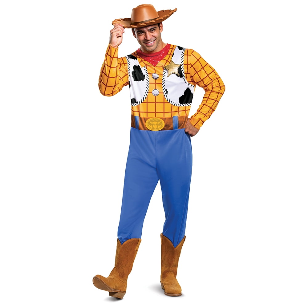 Disney Toy Story Woody Halloween Family Matching Costume for Adults, Mens Size L (36/38), by Disguise